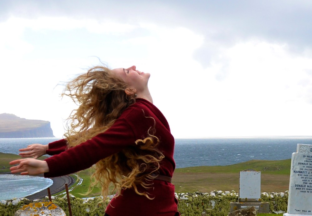 The Windswept Ruin, Trumpen Church, Isle of Skye, Scotland www.bluemesablog.com